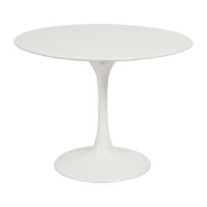 Стол журнальный Eero Saarinen  Tulip Table белый D60 H52 MDF