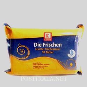 Влажная туалетная бумага Die Frischen, Описание товара, Обзоры, Корзина