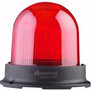 Лампа заградительного огня d 125 мм, 85-260V AC/DC, цвет красный