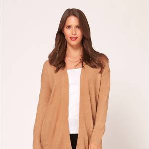 Longline edge to edge cardigan