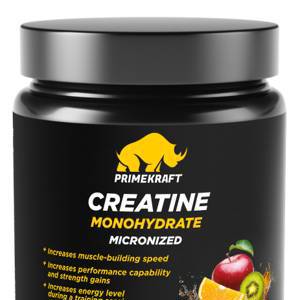 Creatine Monohydrate Micronized со вкусом Fruit Punch (фруктовый пунш), банка 200 гр