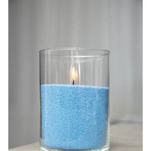 Насыпная свеча "Цилиндр 15 см", голубая "Голубой"
