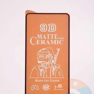 Защитное стекло Ceramics Matte (без упаковки) для Samsung Galaxy S20FE черное