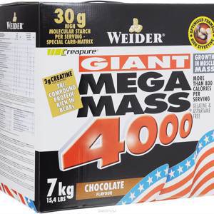 Гейнер Weider Mega MASS 4000 (7кг)