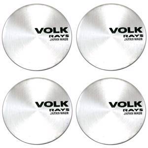Наклейки на диски Volk Rays 45 мм серебряные