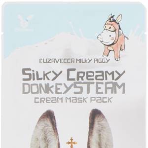 Тканевая маска с паровым кремом из молока ослиц: Silky Creamy Donkey Steam Cream Mask Pack
