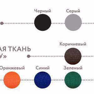 Подвесной диван УЛЕЙ с ротангом коричневый, синяя подушка