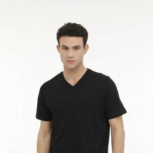 M-SN221 BSC T-SHIRT 4FX Siyah Erkek Kısa Kol T-Shirt
