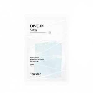 [Torriden] Набор увлажняющих тканевых масок DIVE-IN Low molecule Hyaluronic acid Mask Pack [10 штук]