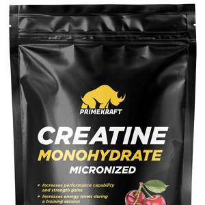 Creatine Monohydrate Micronized со вкусом Wild cherry (дикая вишня), пакет, 500 гр