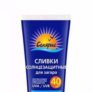 Сливки солнцезащитные для загара SPF 40 Формула: 471