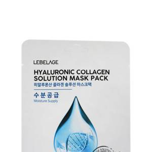 LEBELAGE. Тканевая маска для лица ГИАЛУРОНОВАЯ КИСЛОТА и КОЛЛАГЕН, HYALURONIC COLLAGEN, 25 гр