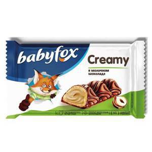 «BabyFox», батончики Creamy, 5 шт, 115 г